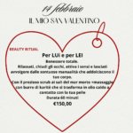 San Valentino trattamenti di bellezza per lui e per lei